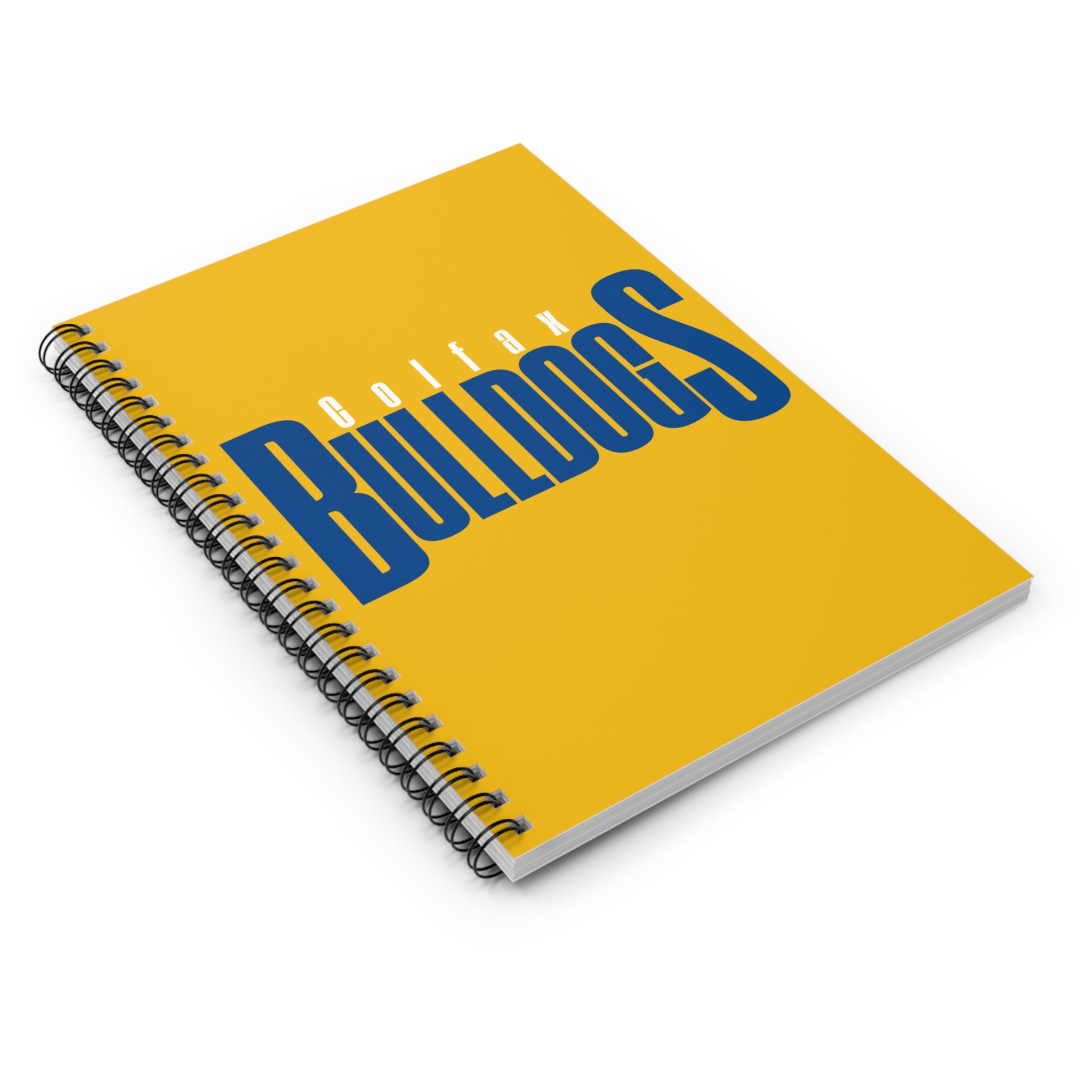 Colfax Bulldogs Spiral Notebook