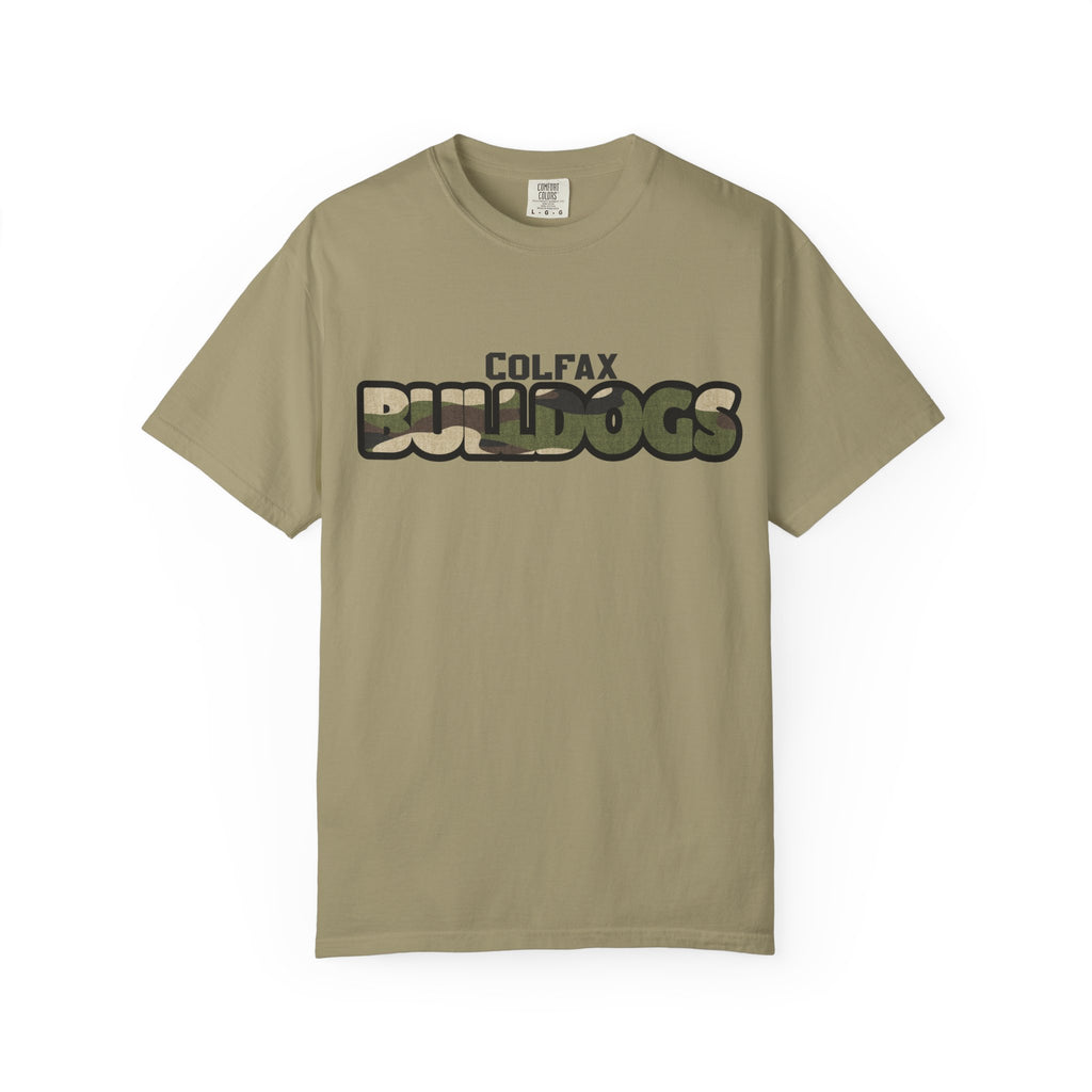 Camo T-shirt - Colfax Bulldogs Design