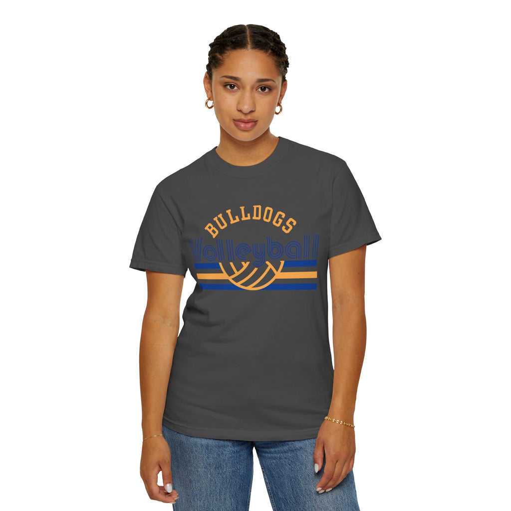 Retro Bulldogs Volleyball Tee