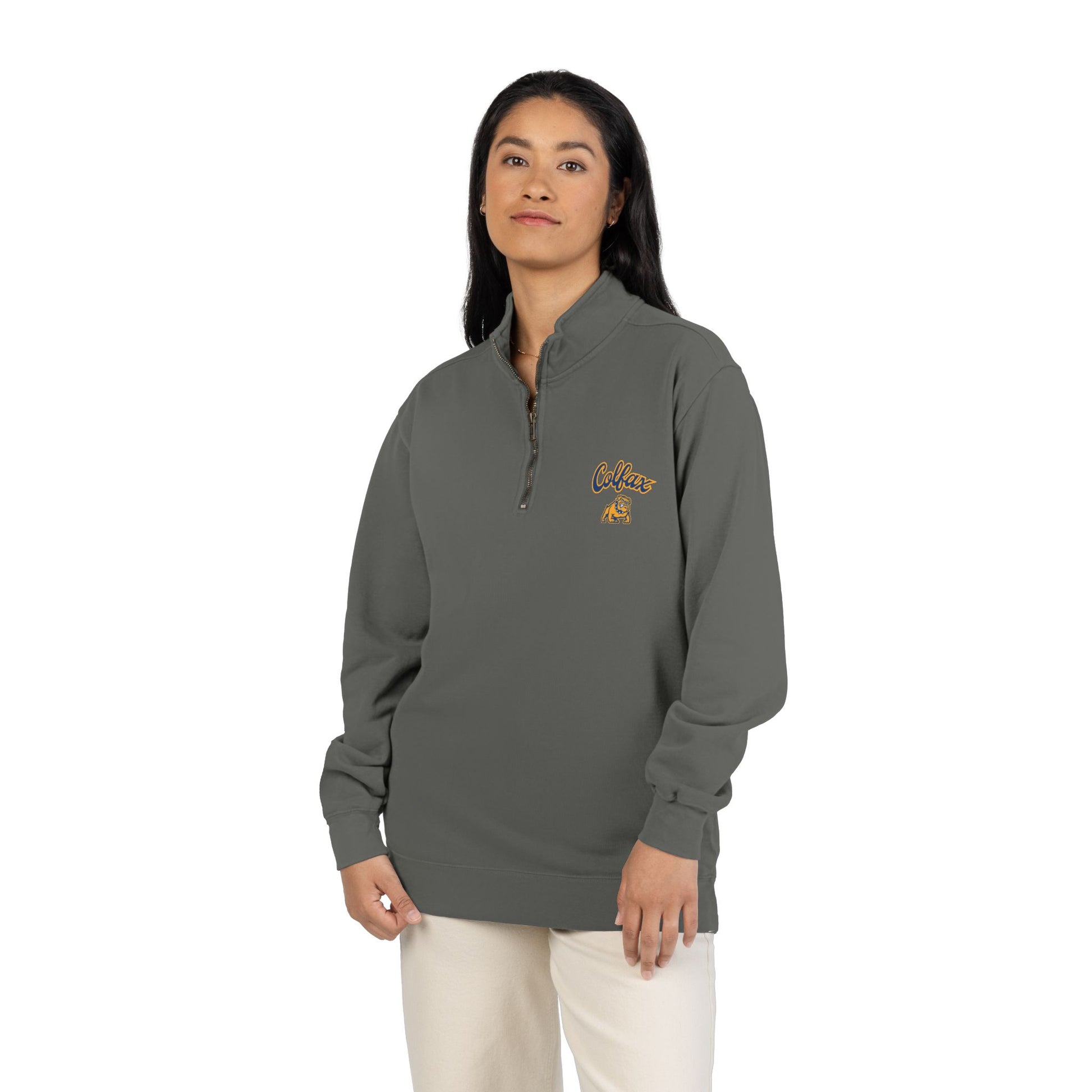 Colfax Bulldogs Embroidered quarter zip