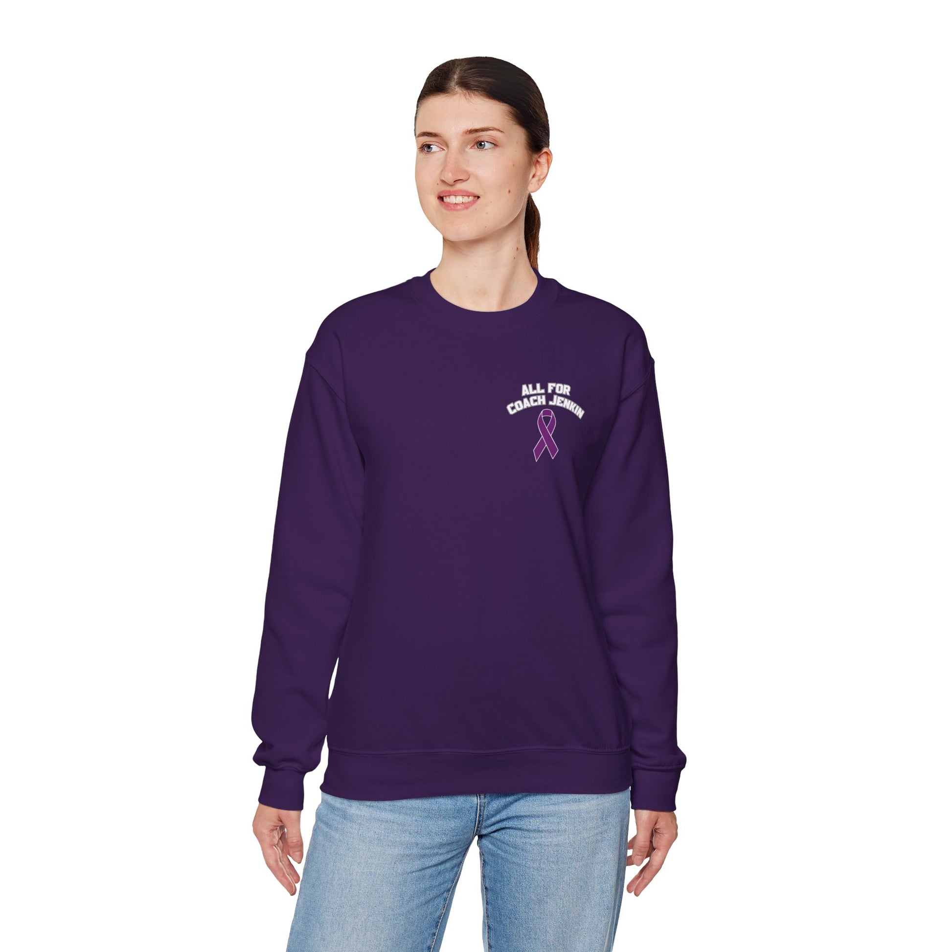 Crewneck Sweatshirt — “All For Coach Jenkin”