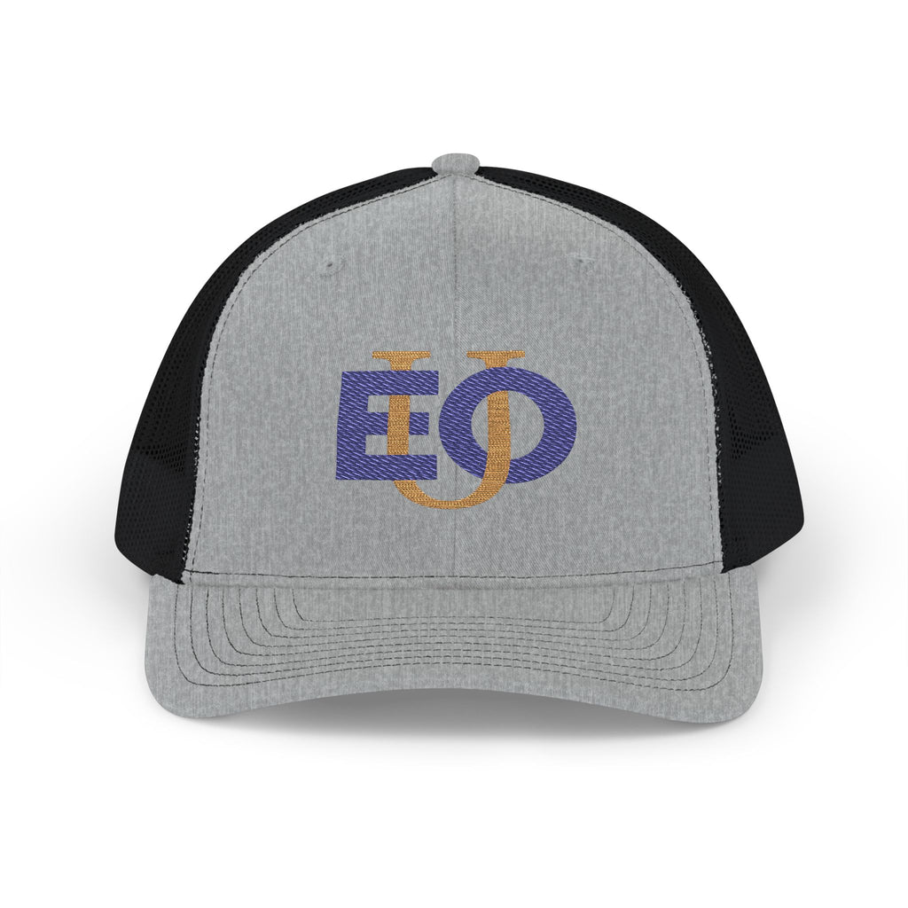 Trucker Cap Richardson 112 EOU Logo Navy and Gold