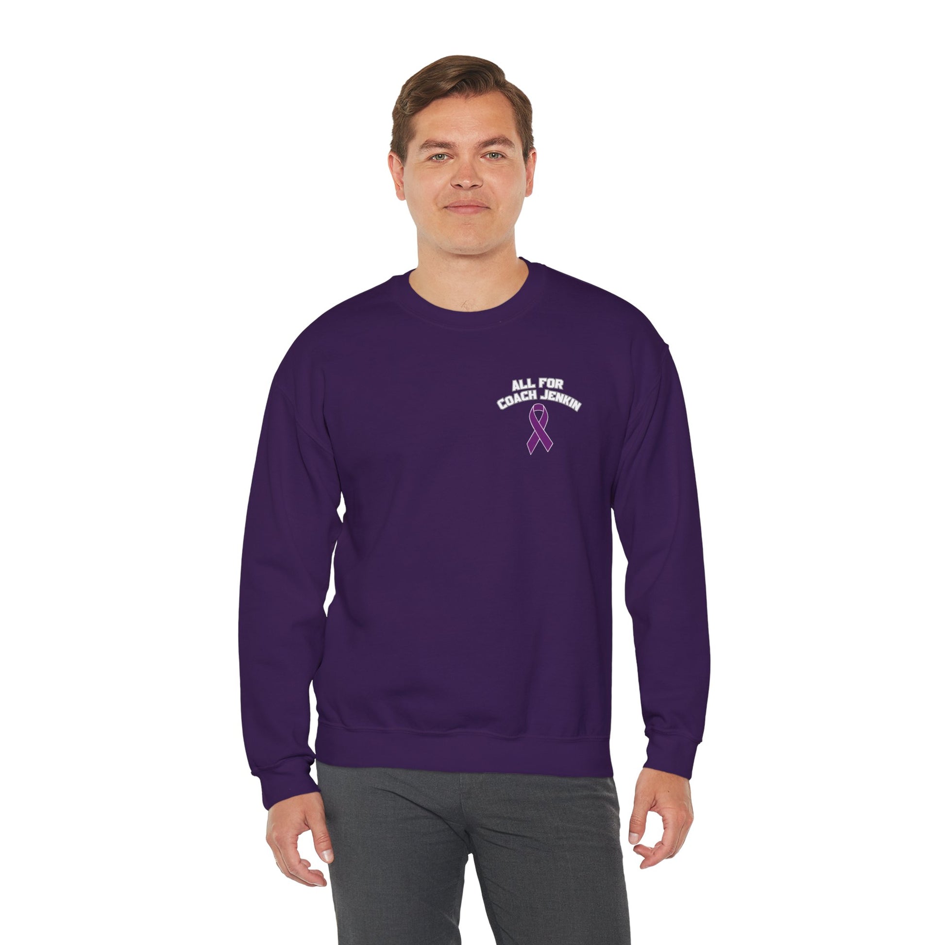 Crewneck Sweatshirt — “All For Coach Jenkin”