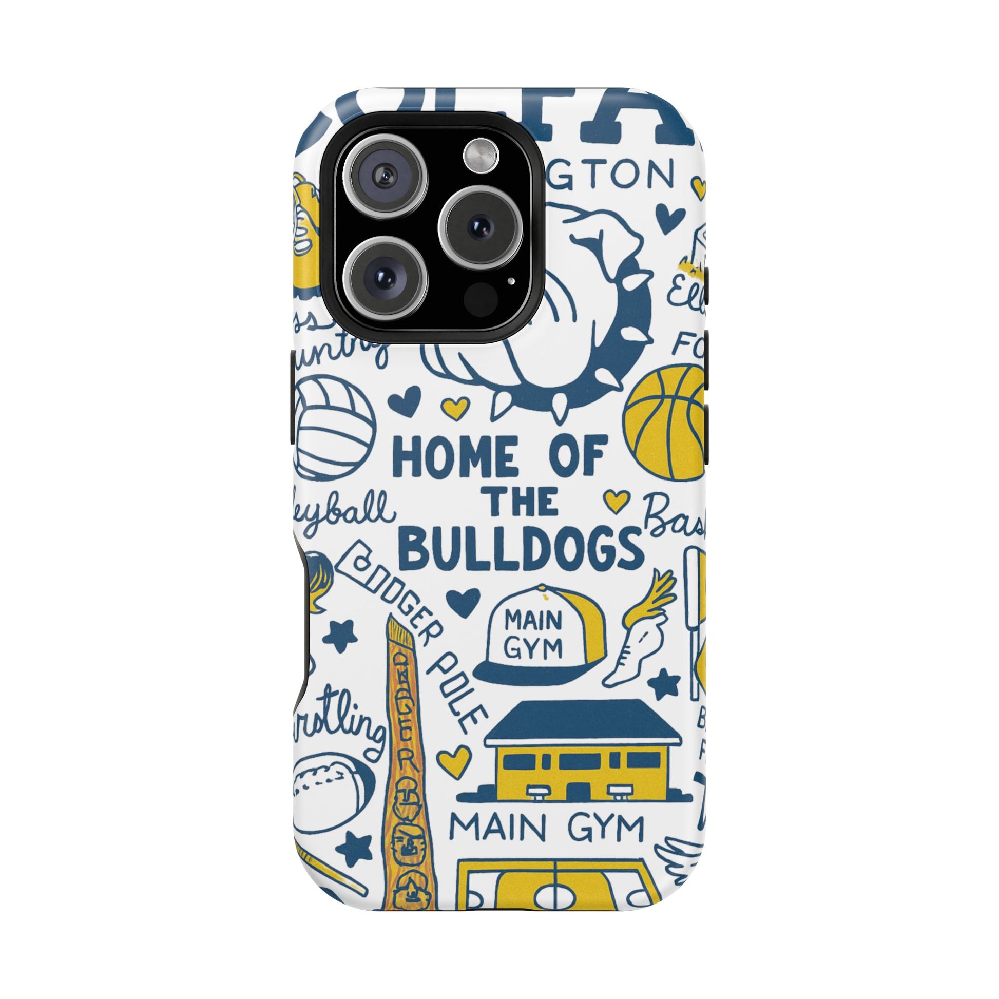 Colfax Bulldogs Magnetic Phone Case