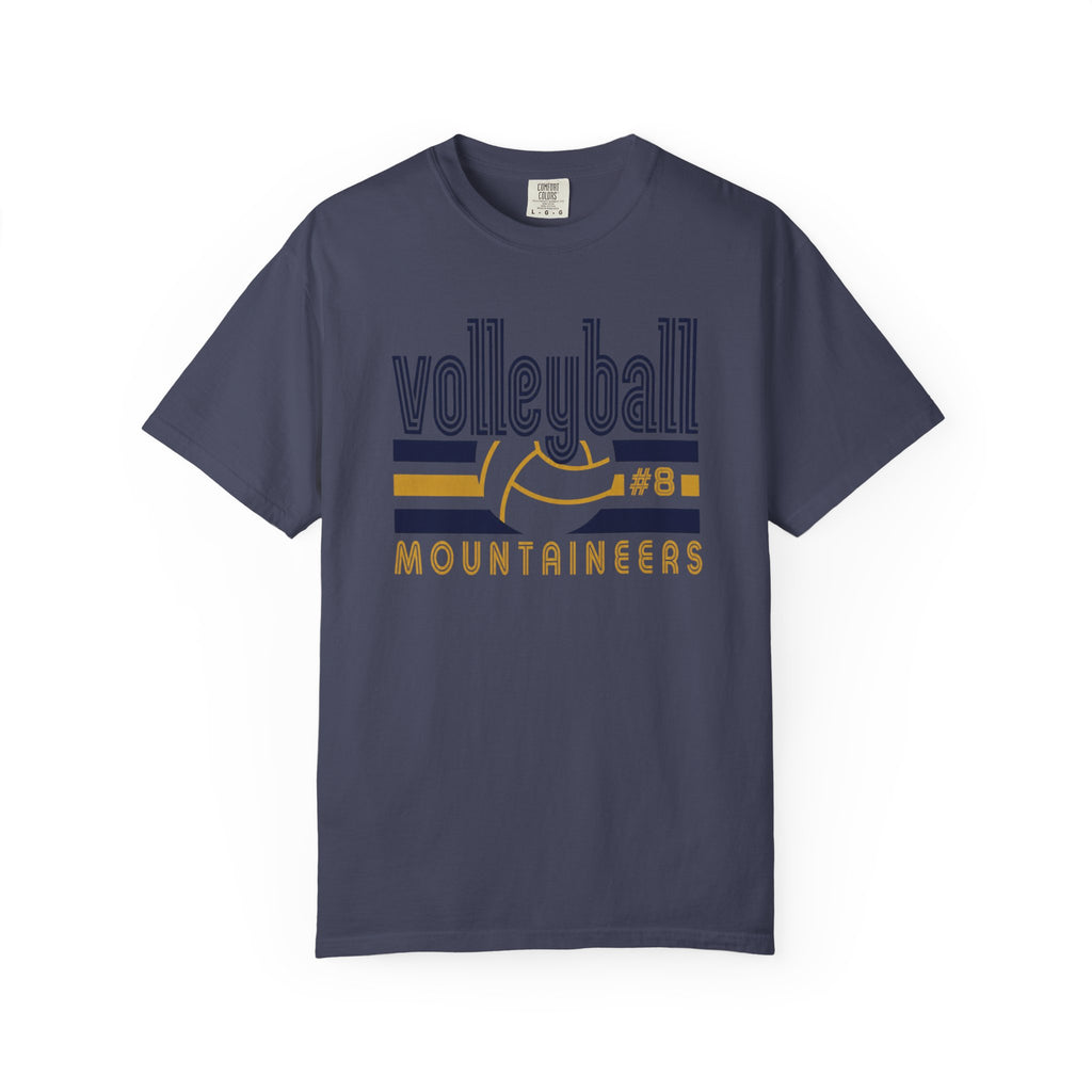 Mountaineers #8 Retro Sports T-Shirt