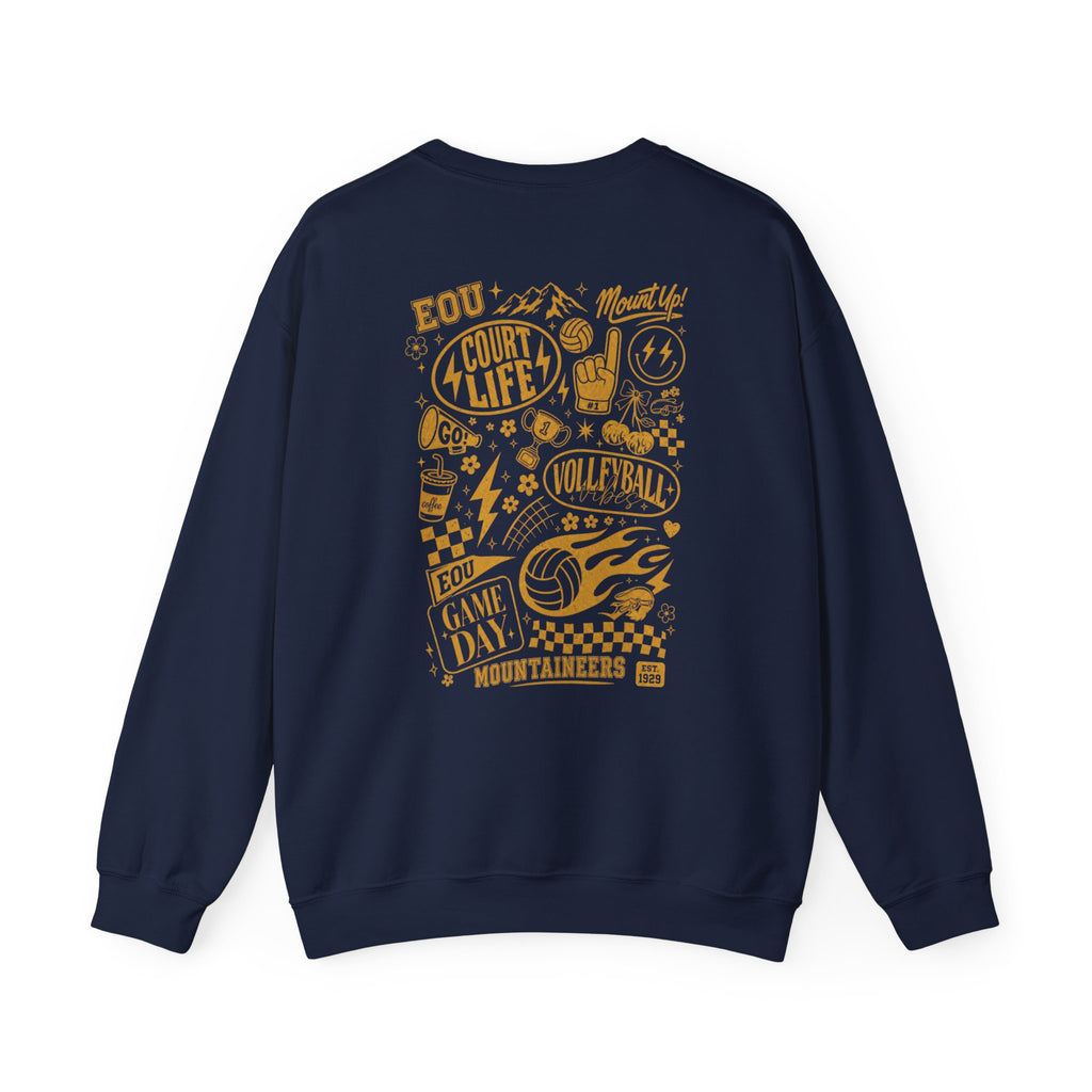 Mountaineers Volleyball Crewneck Sweatshirt
