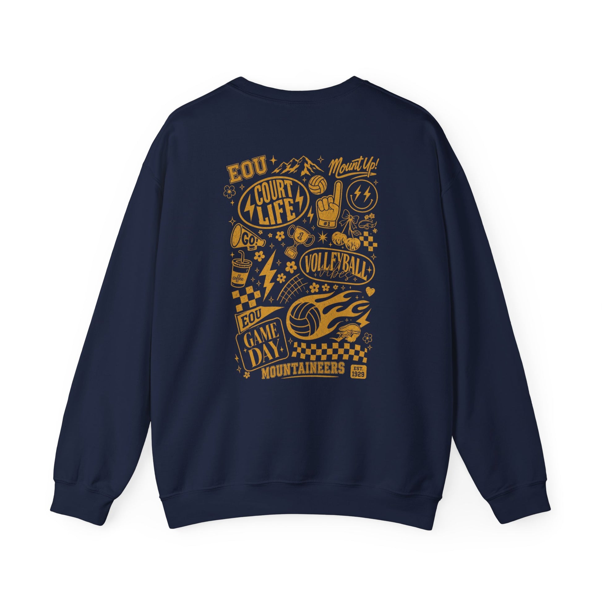 Mountaineers Volleyball Crewneck Sweatshirt