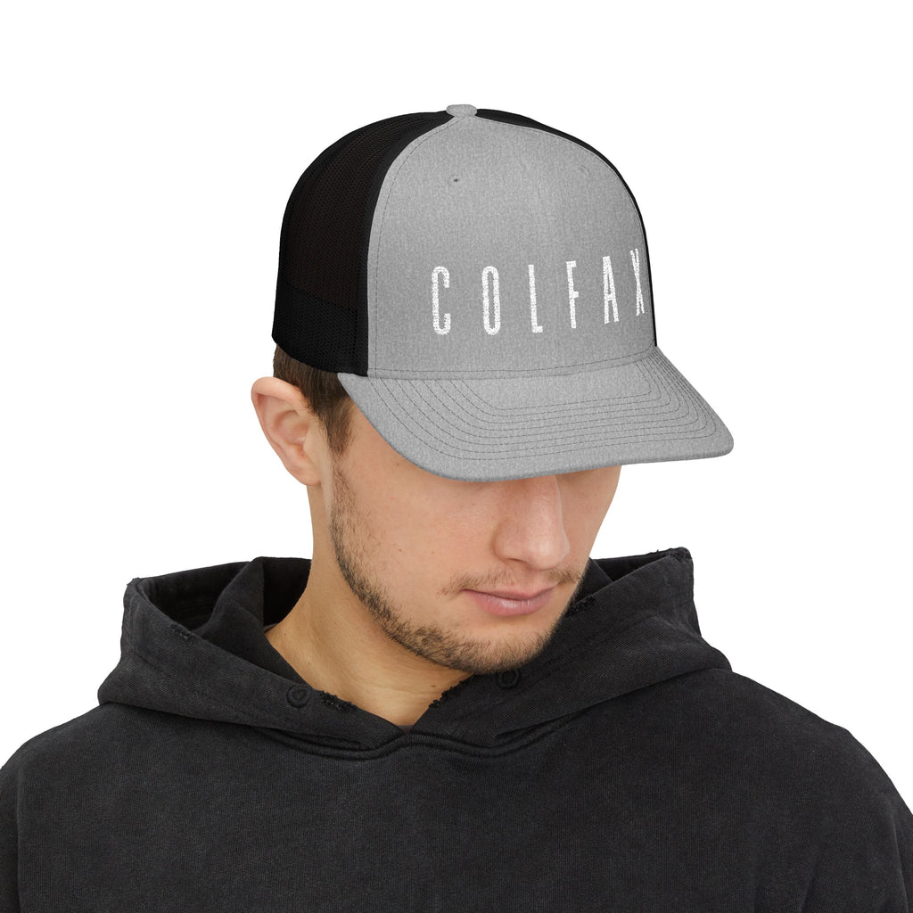 Colfax Embroidered Snapback Trucker Hat