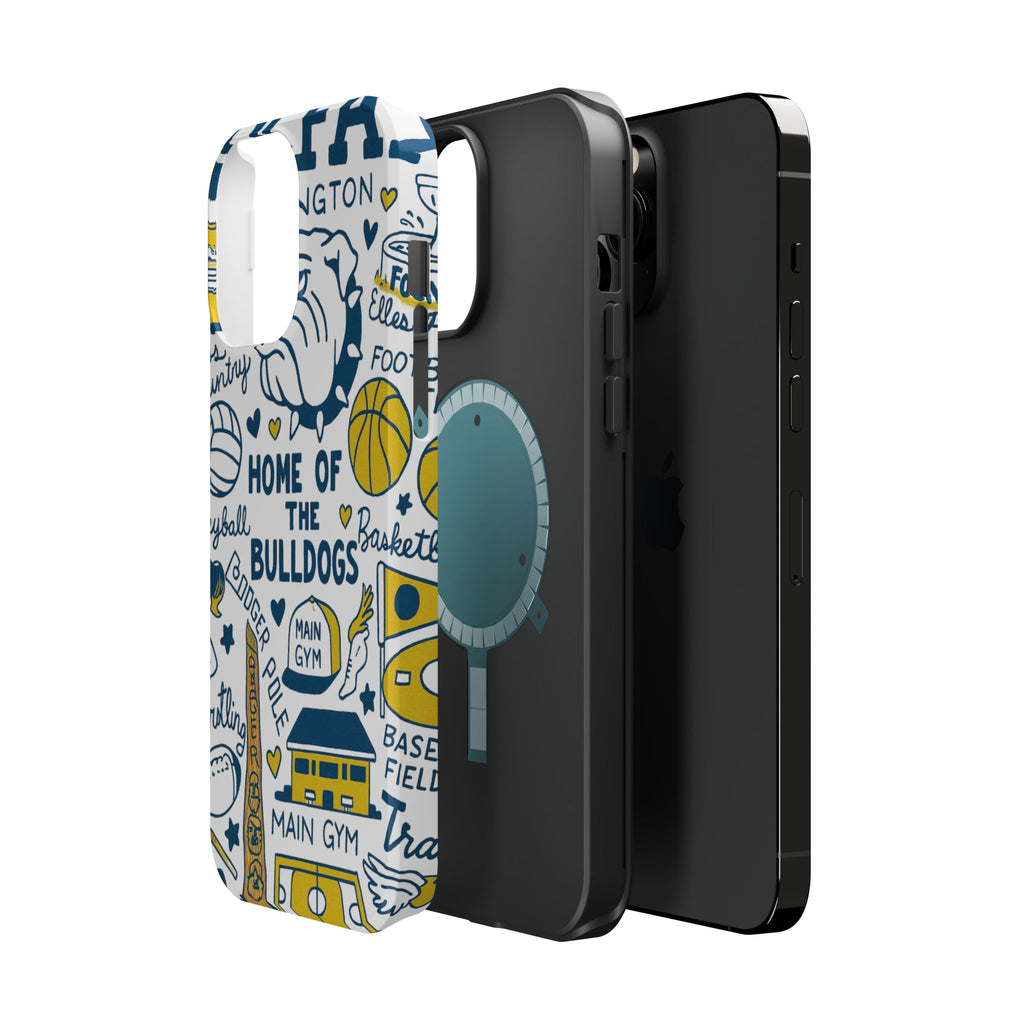 Colfax Bulldogs Magnetic Phone Case