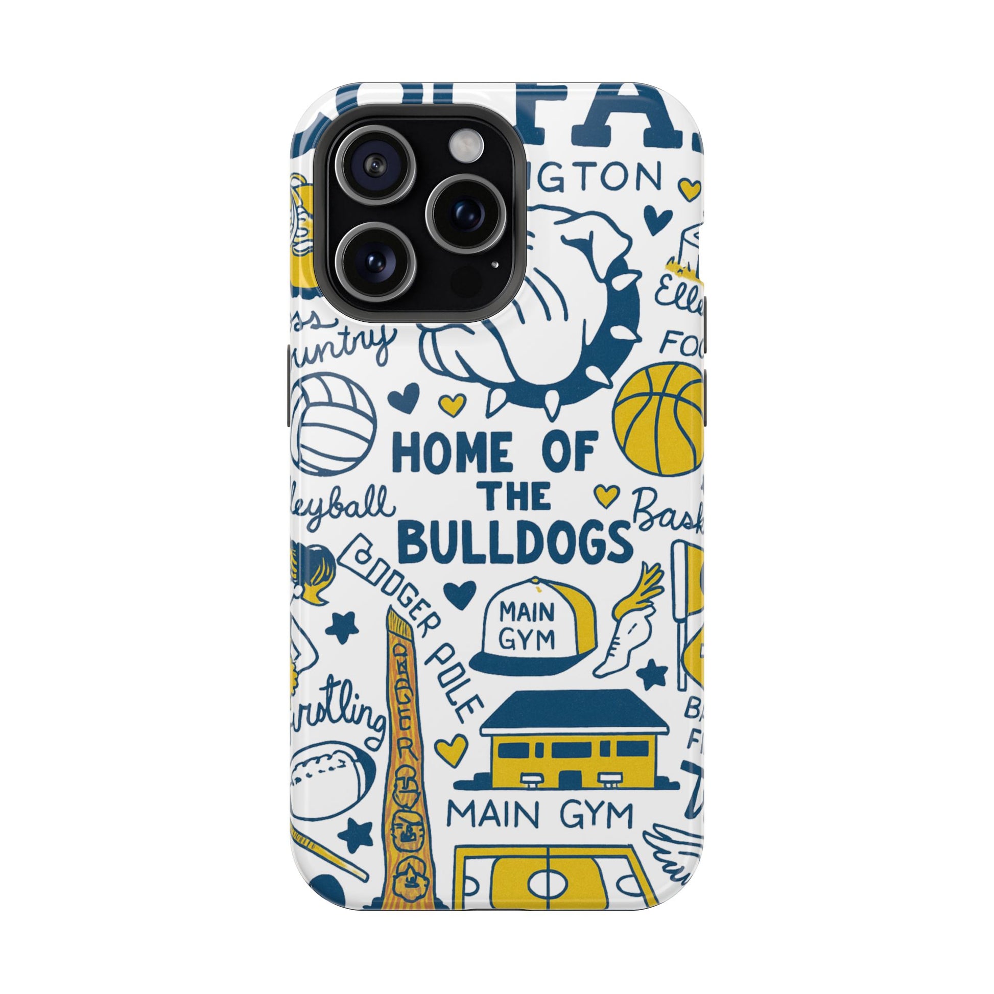 Colfax Bulldogs Magnetic Phone Case