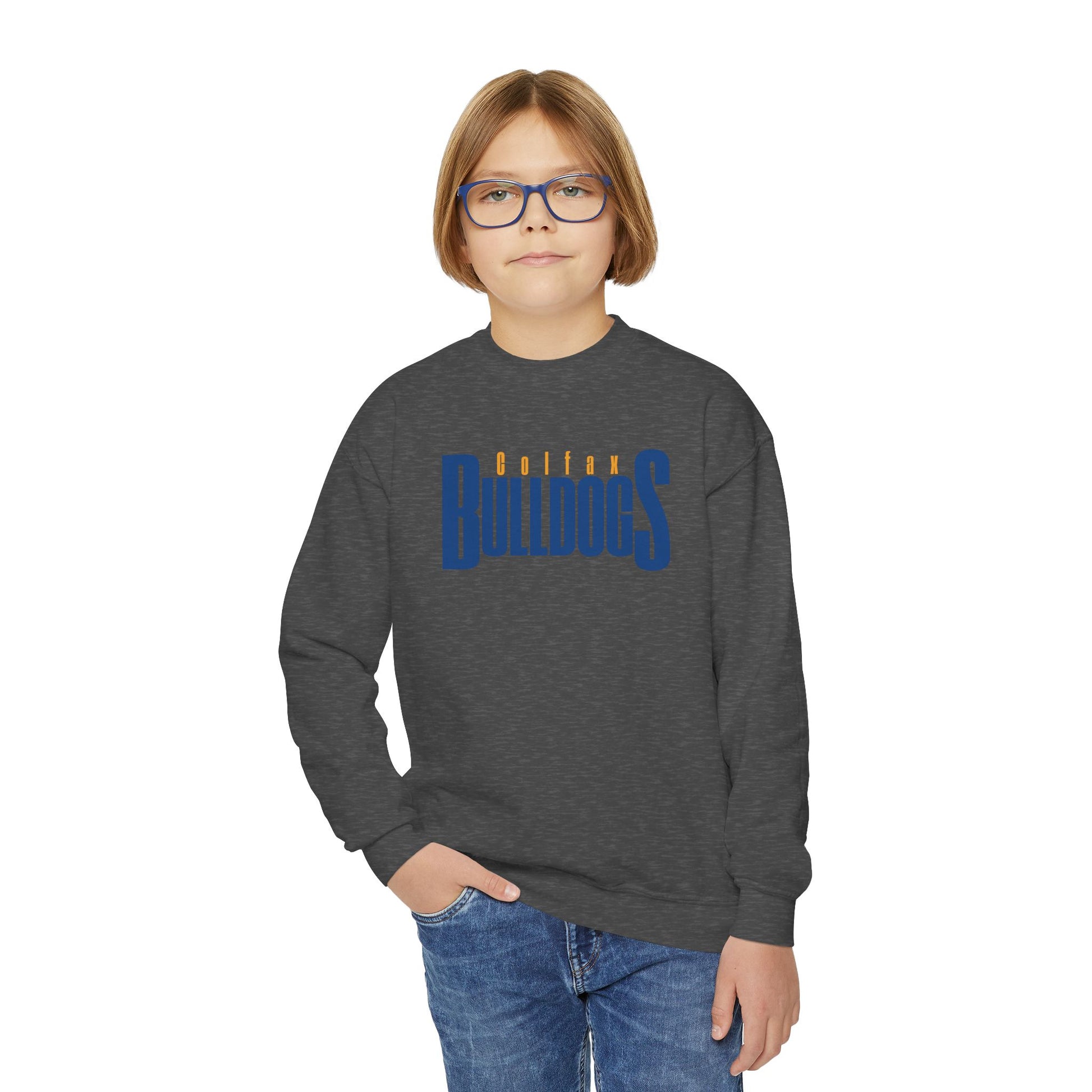 Youth Colfax Bulldogs Crewneck Sweatshirt