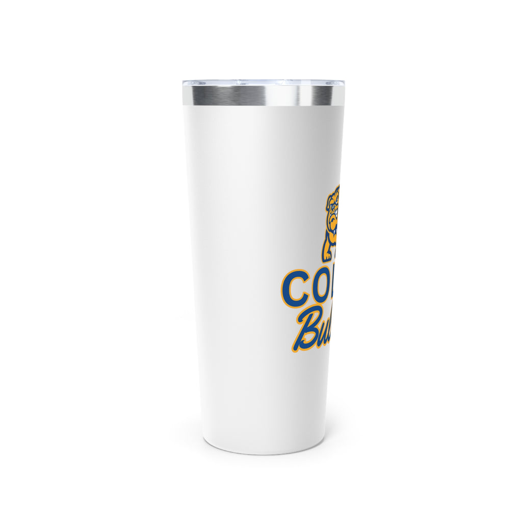 Copper Insulated Tumbler - Colfax Bulldogs 22oz Mug, Travel Cup, Sports Fan Gift, Team Spirit, Birthday, Graduation