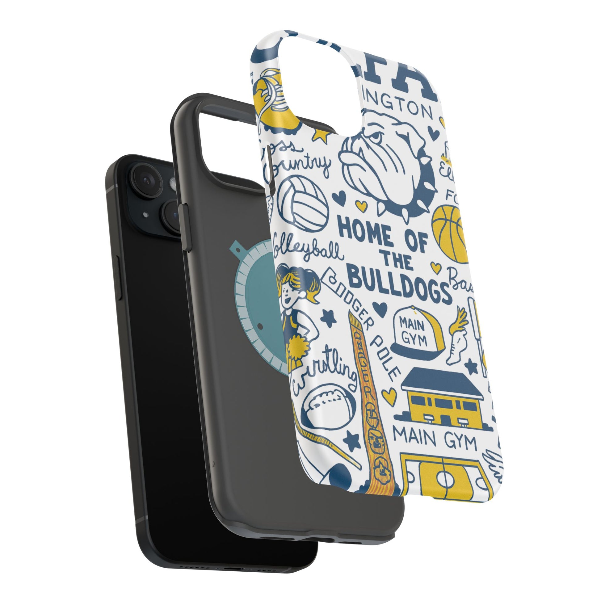 Colfax Bulldogs Magnetic Phone Case