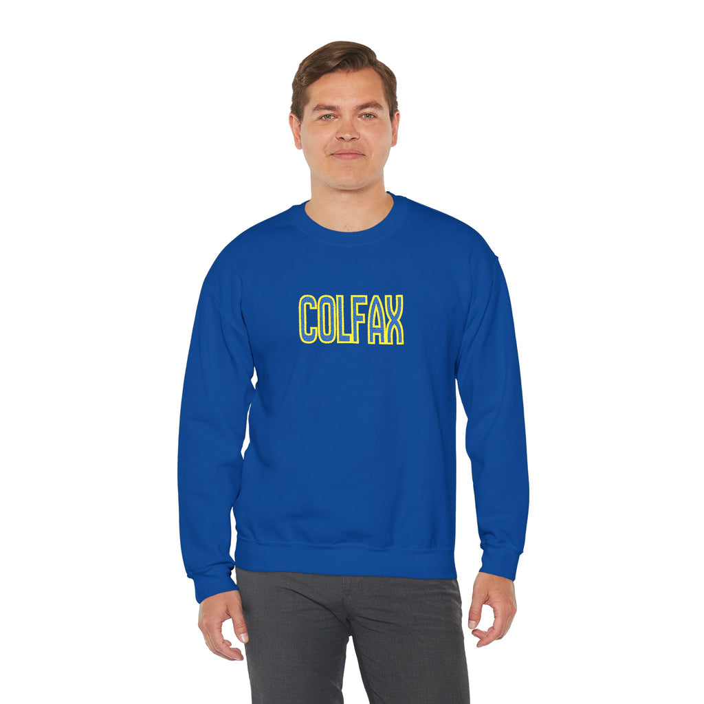 Colfax Retro Varsity Crewneck Sweatshirt