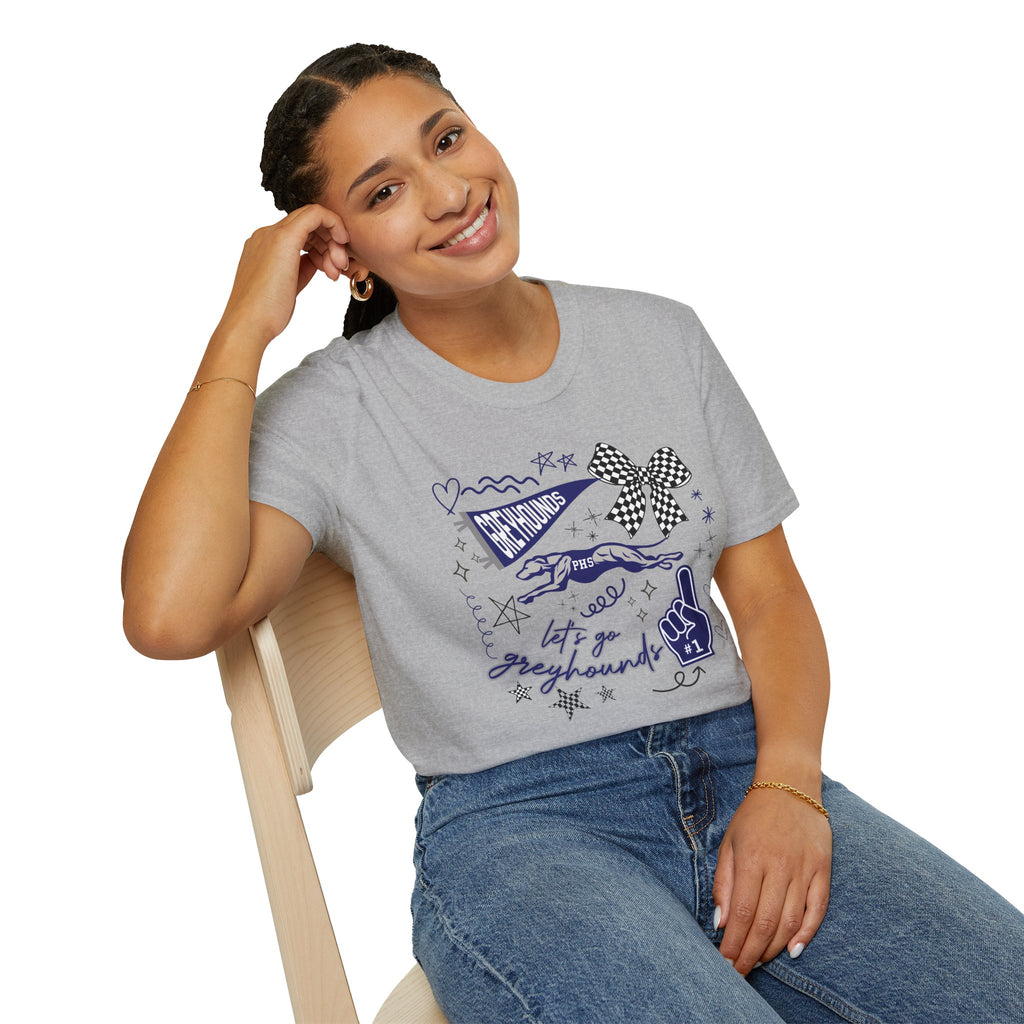 Greyhound Spirit Graphic Tee