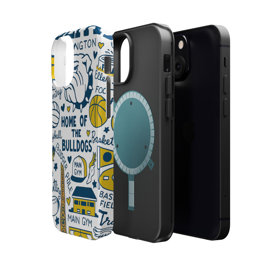 Colfax Bulldogs Magnetic Phone Case