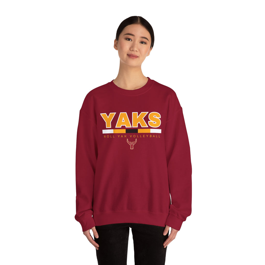 YAKS Retro Stripe Crewneck Sweatshirt
