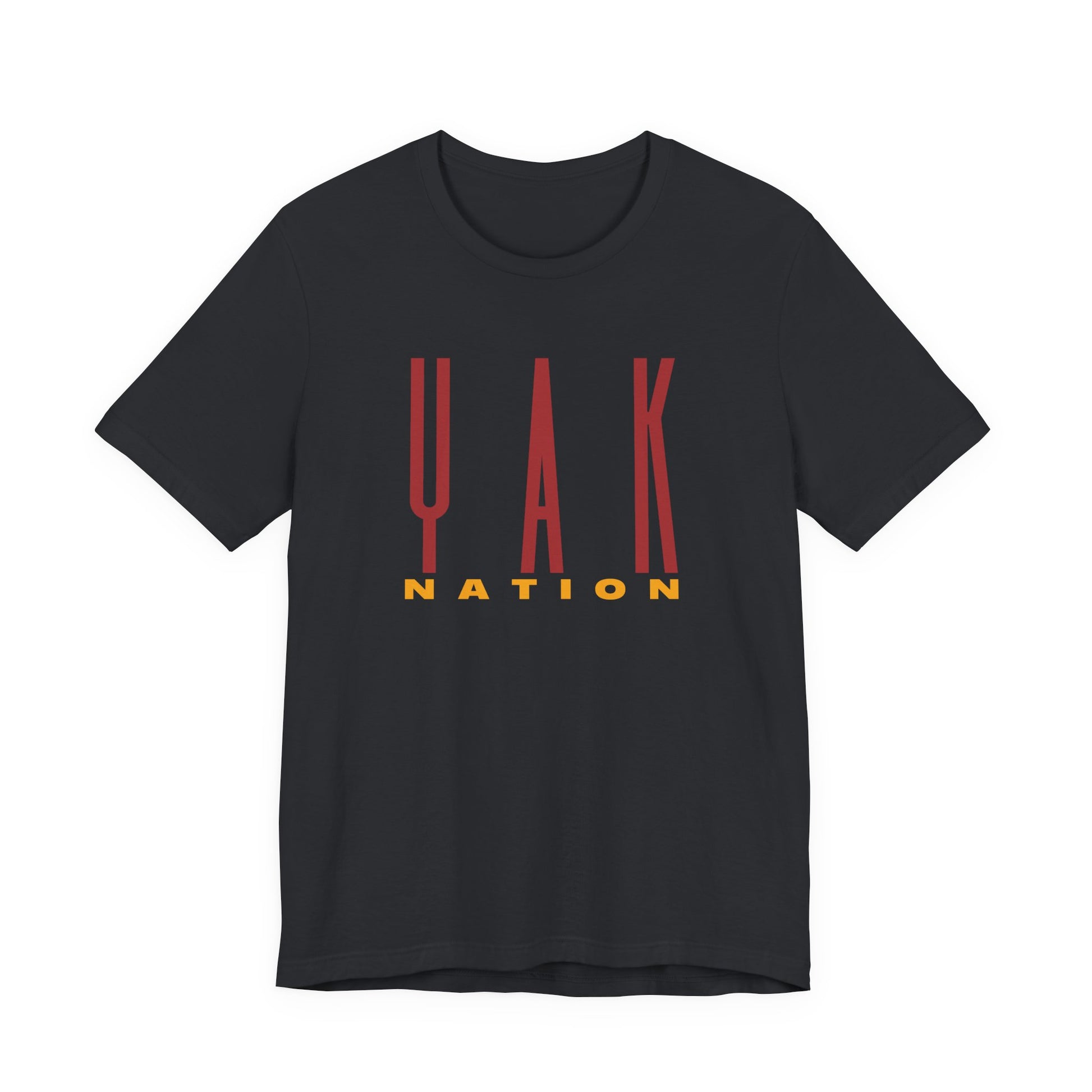 Yak Nation Graphic Tee — Bold Vertical Logo Shirt