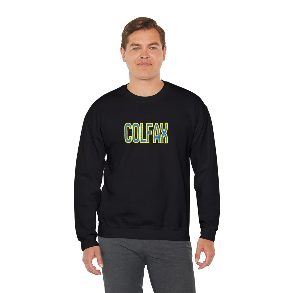 Colfax Retro Varsity Crewneck Sweatshirt