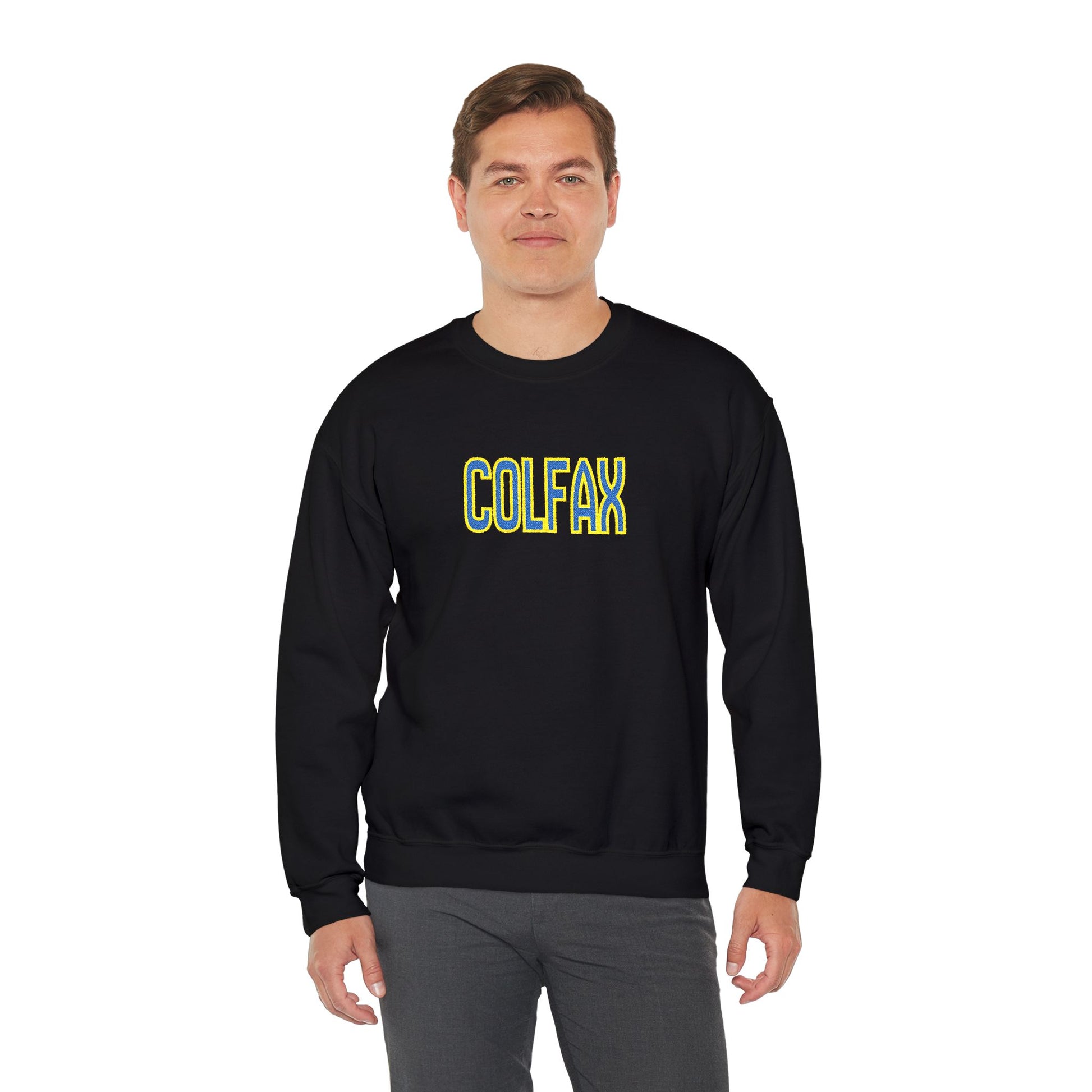 Colfax Retro Varsity Crewneck Sweatshirt