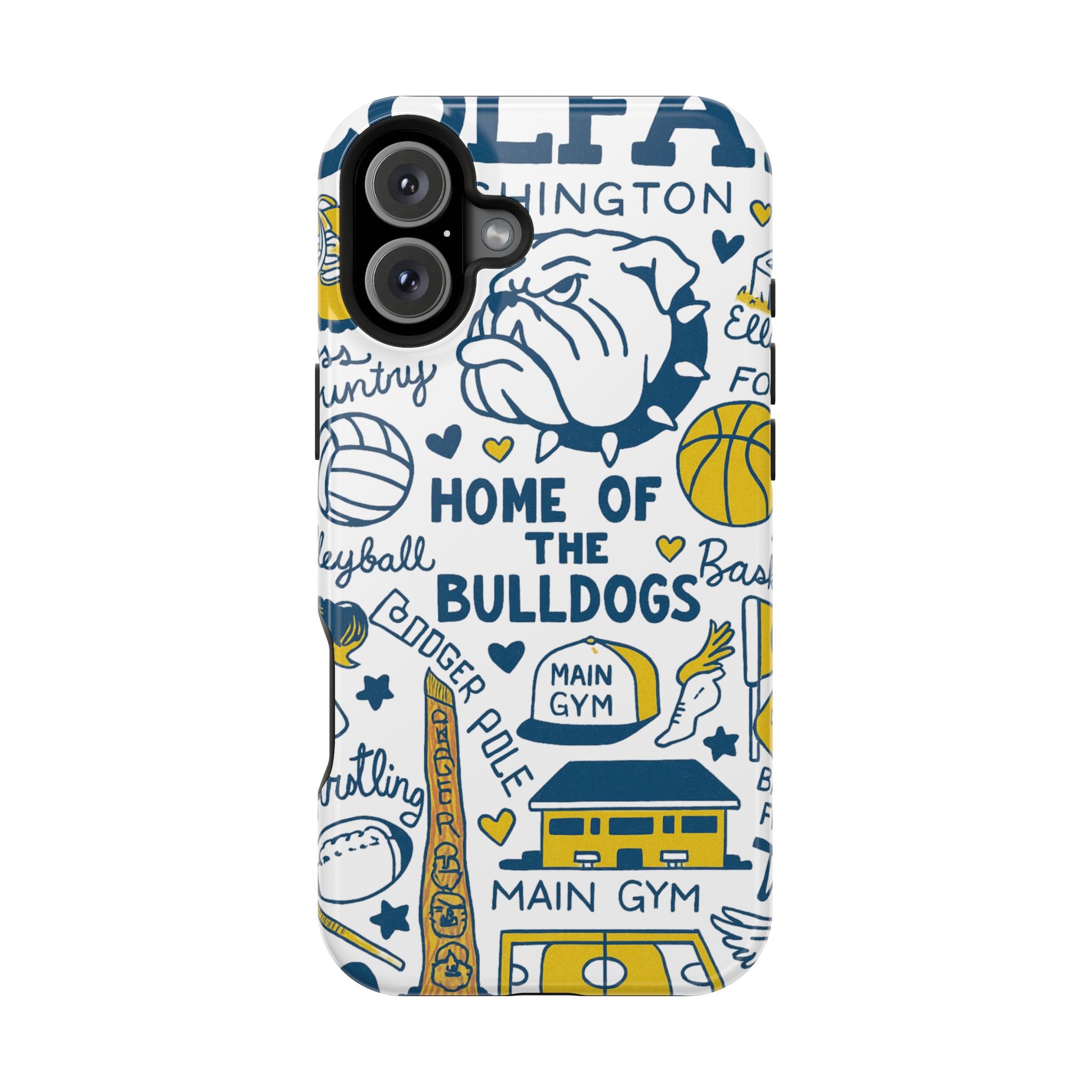 Colfax Bulldogs Magnetic Phone Case