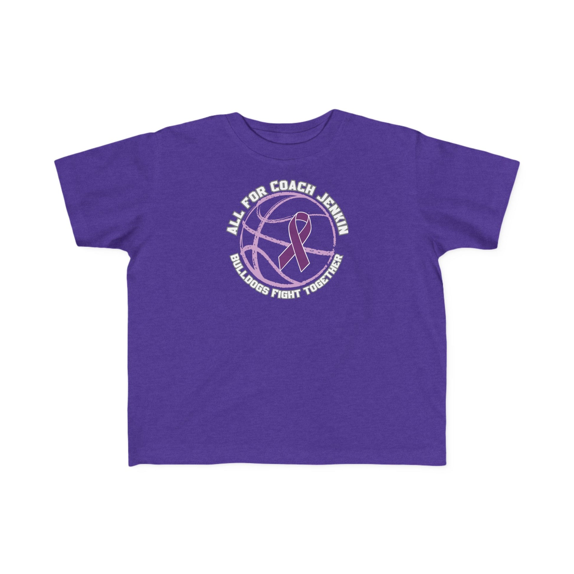 Toddler Tee - 'All for Coach Jenkin' Bulldogs Team Support Shirt
