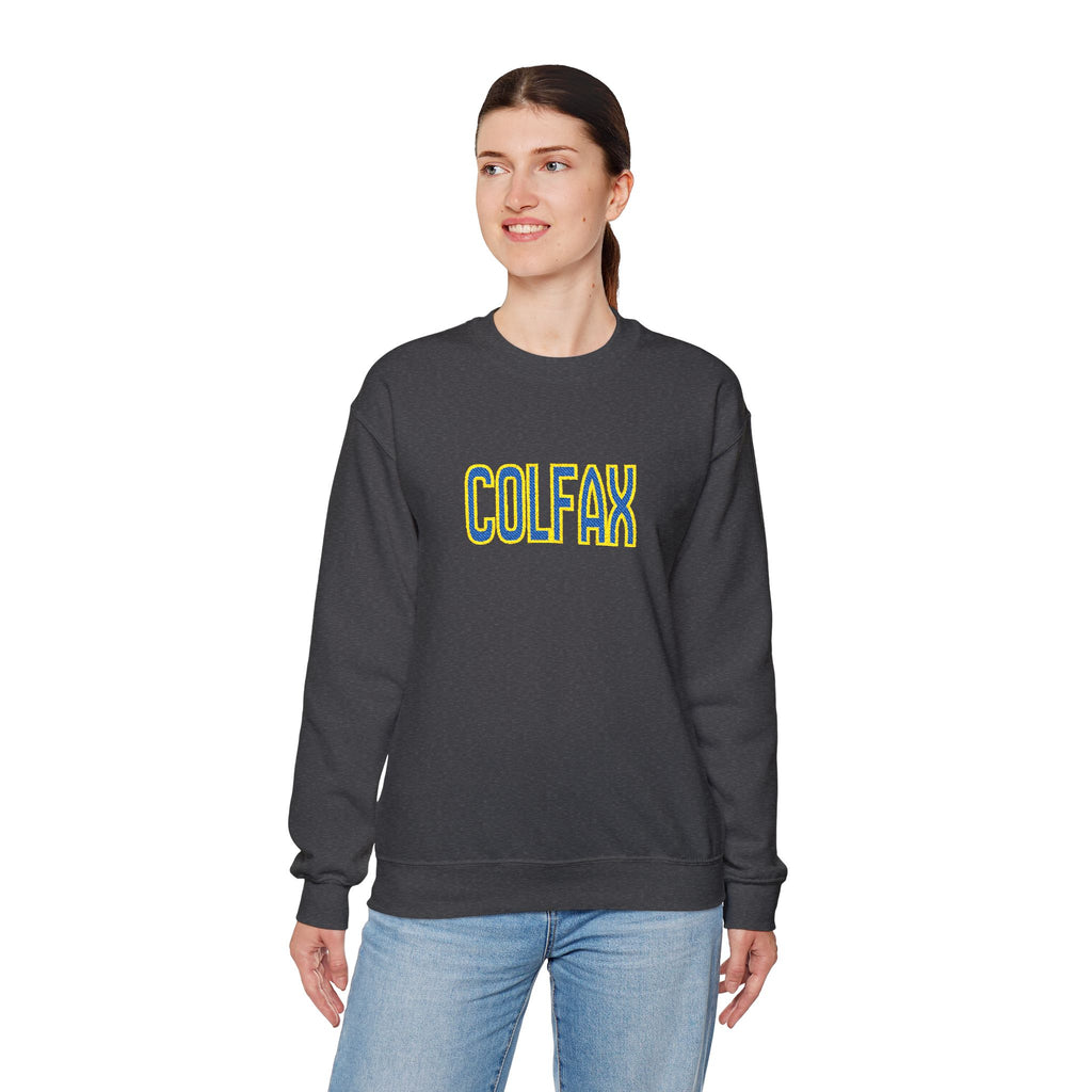 Colfax Retro Varsity Crewneck Sweatshirt