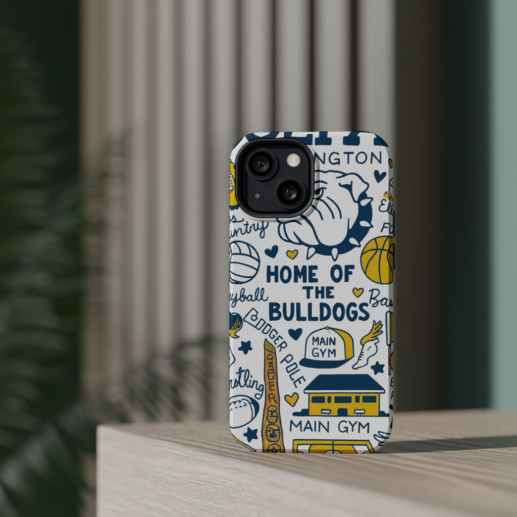 Colfax Bulldogs Magnetic Phone Case