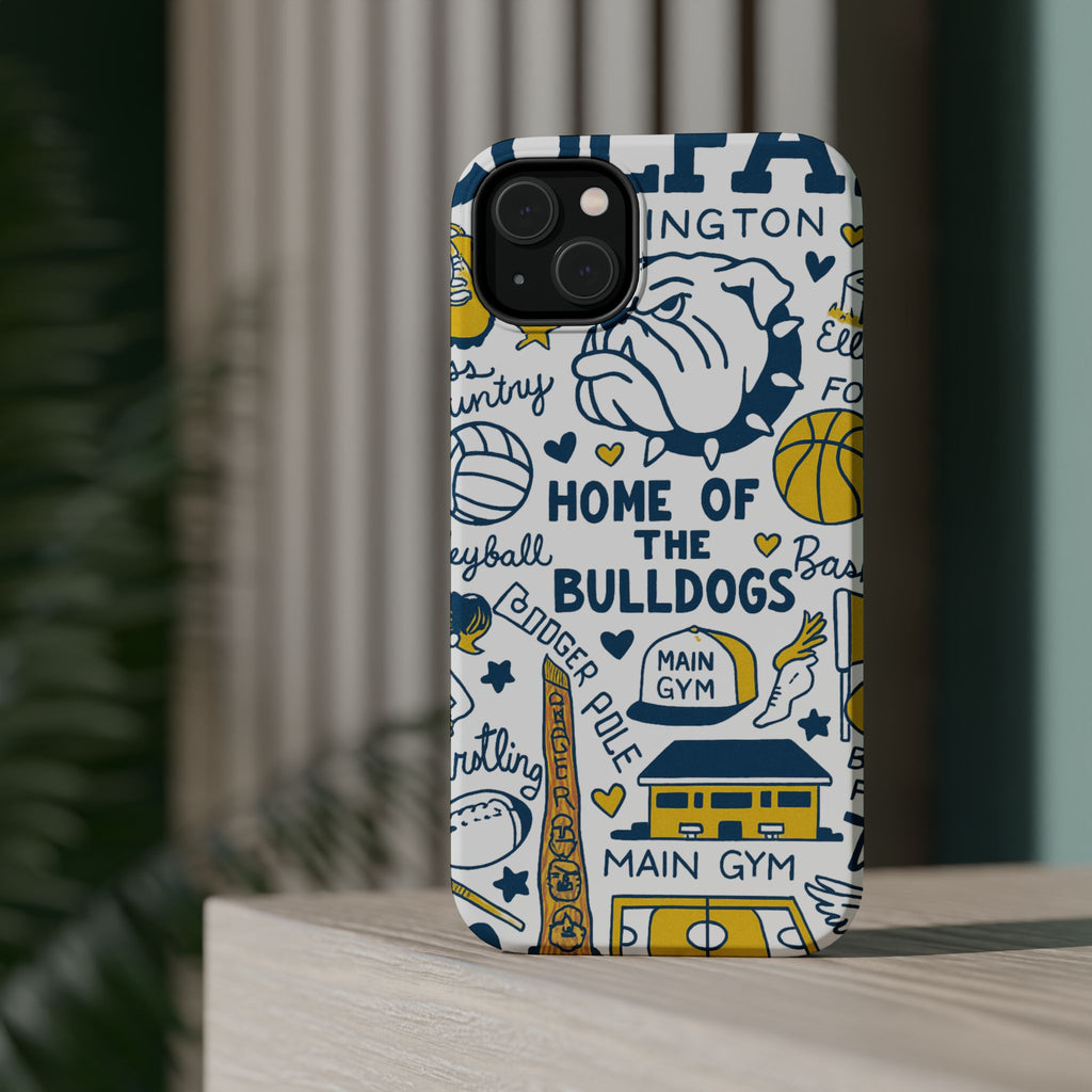 Colfax Bulldogs Magnetic Phone Case