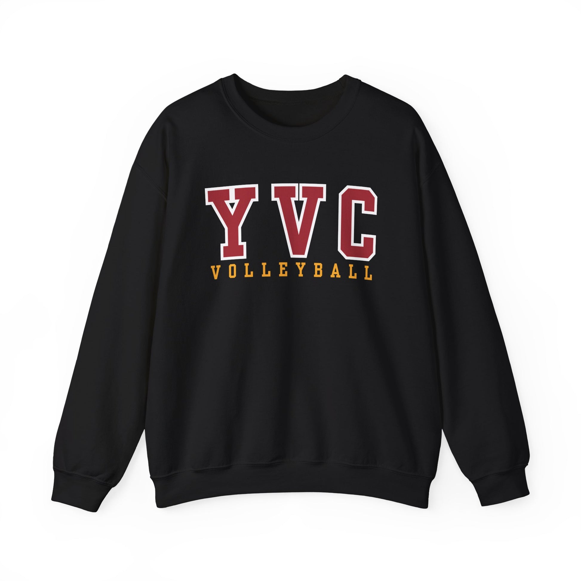 YVC Volleyball Crewneck Sweatshirt - Collegiate Style Athletic Pullover