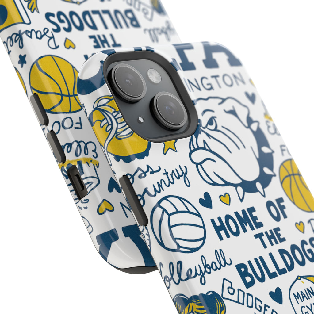 Colfax Bulldogs Magnetic Phone Case