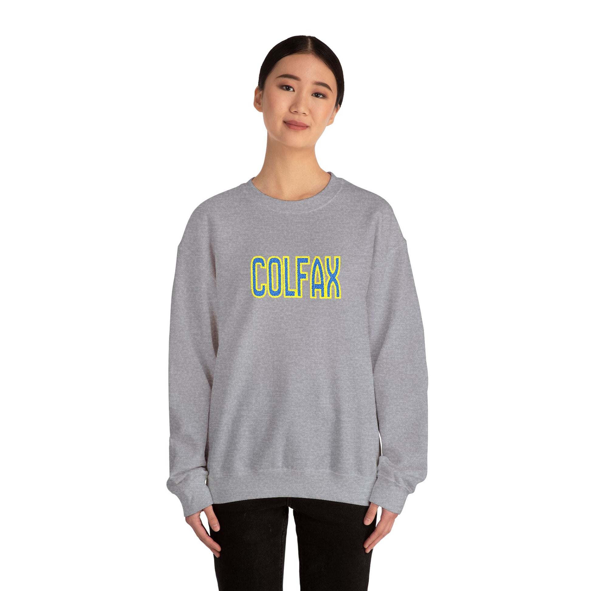 Colfax Retro Varsity Crewneck Sweatshirt