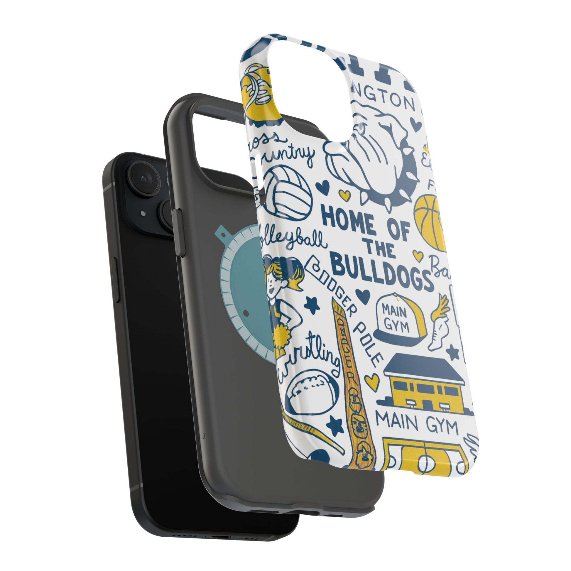 Colfax Bulldogs Magnetic Phone Case