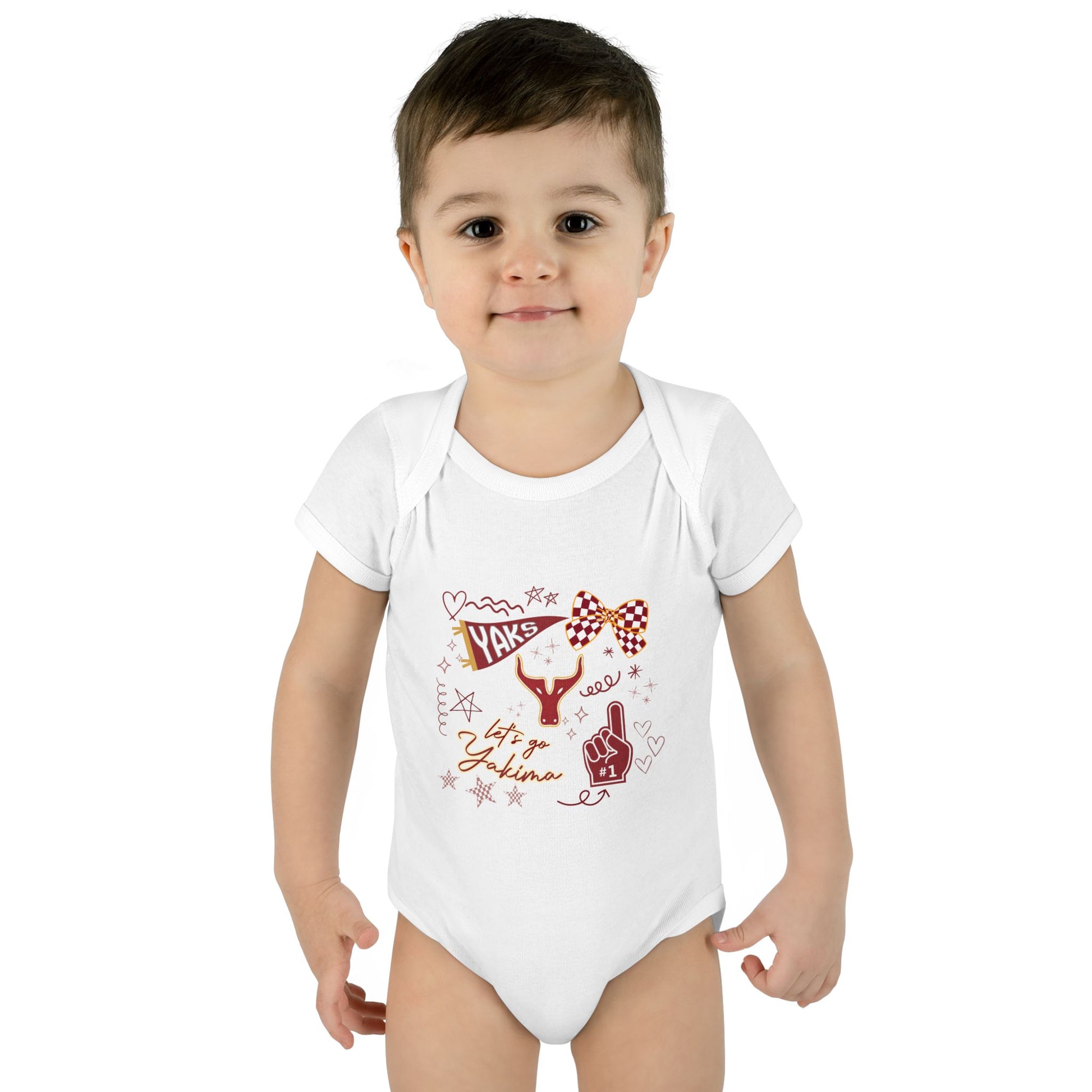 Baby Onesie “Yaks” Game Day