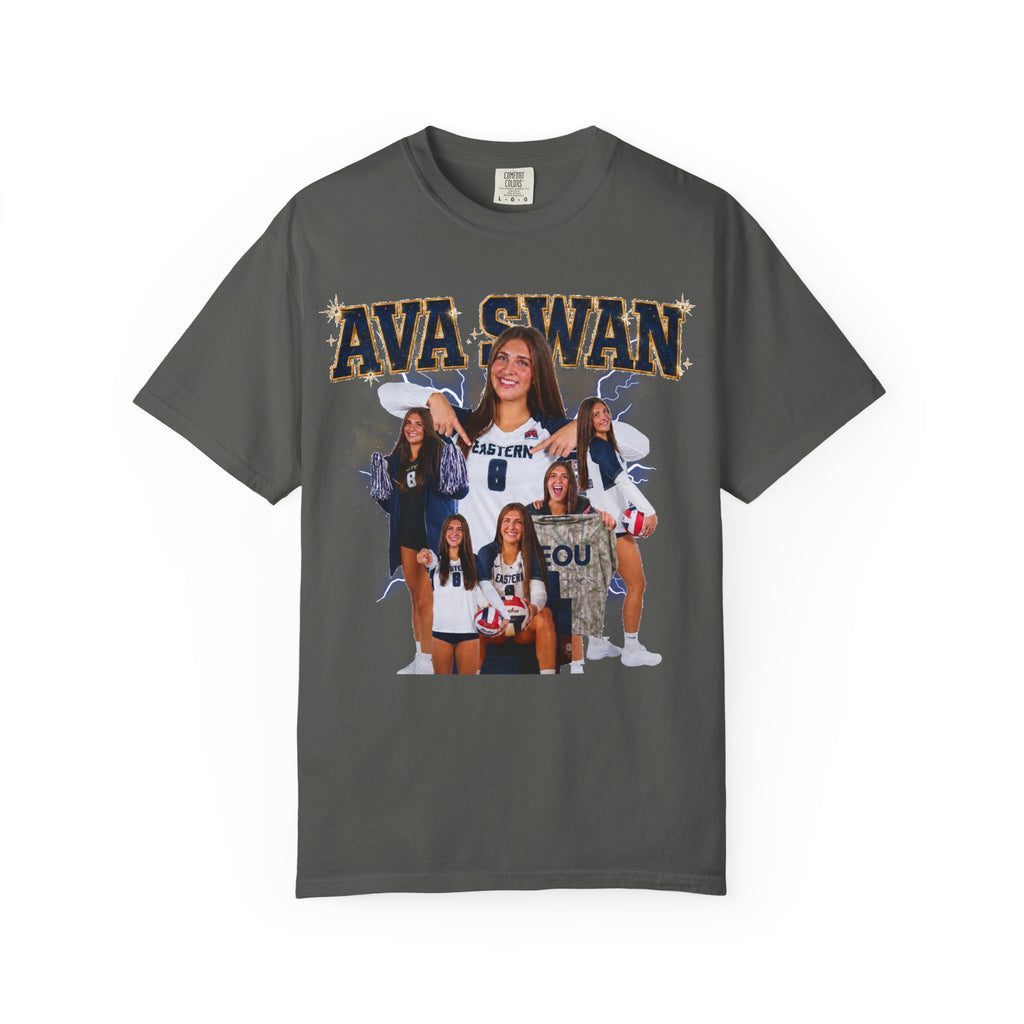 Ava Swan Collage T‑Shirt — Personalized Tee (Swan 8)