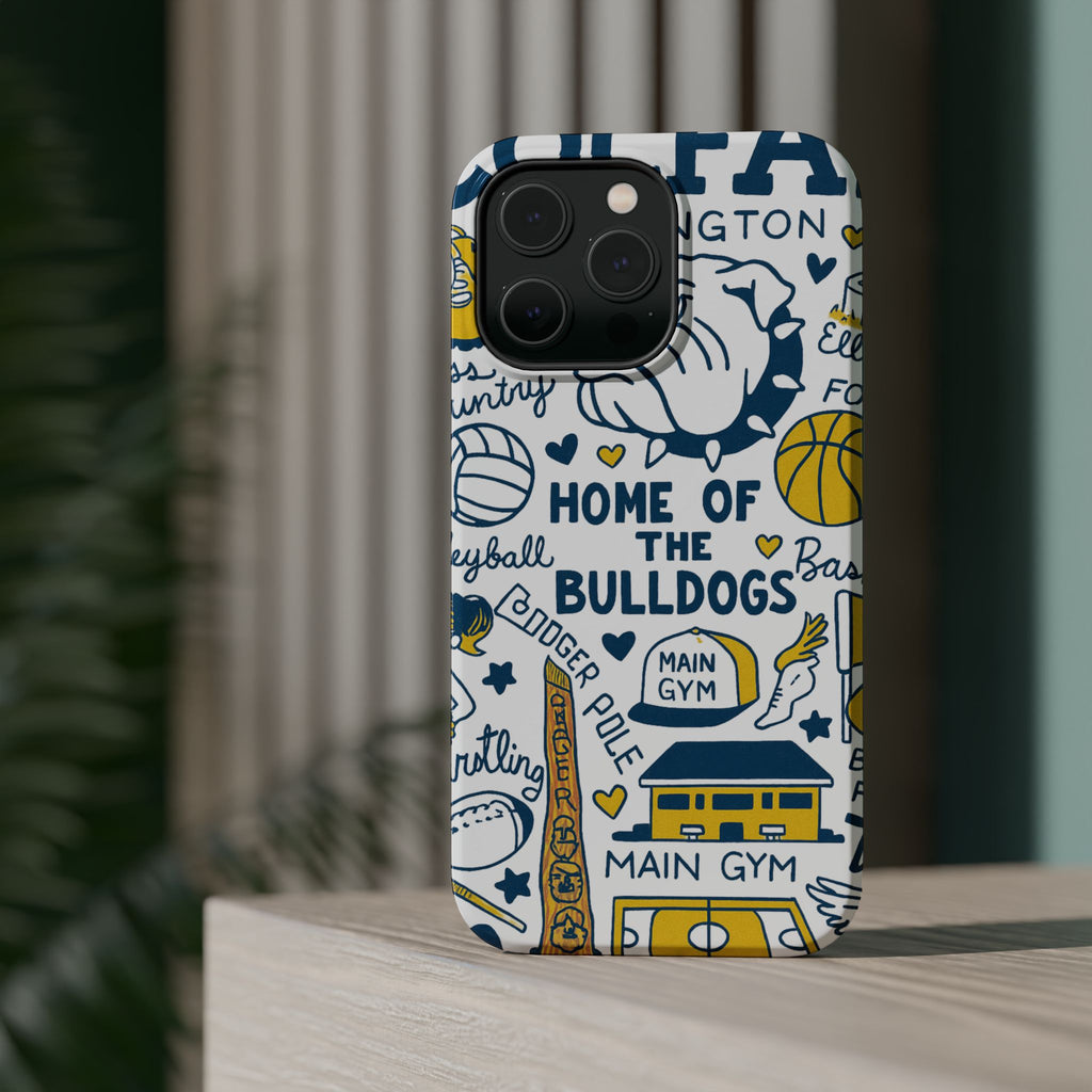 Colfax Bulldogs Magnetic Phone Case