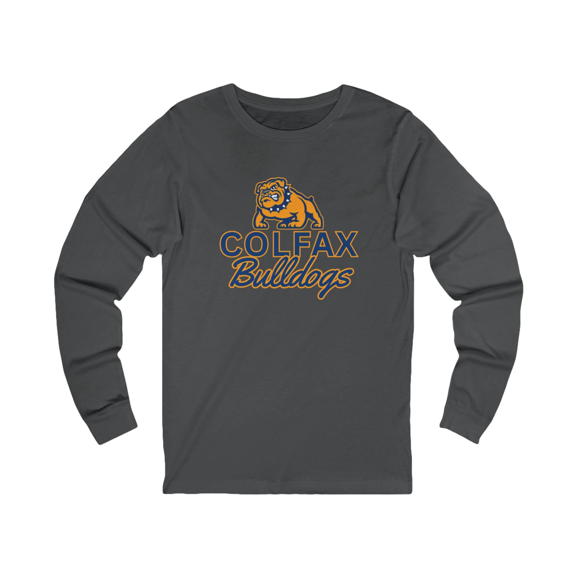 Colfax Bulldogs Long Sleeve Tee - Unisex Soft Jersey Shirt