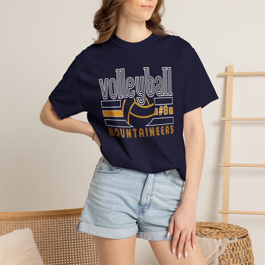 Mountaineers #8 Retro Sports T-Shirt