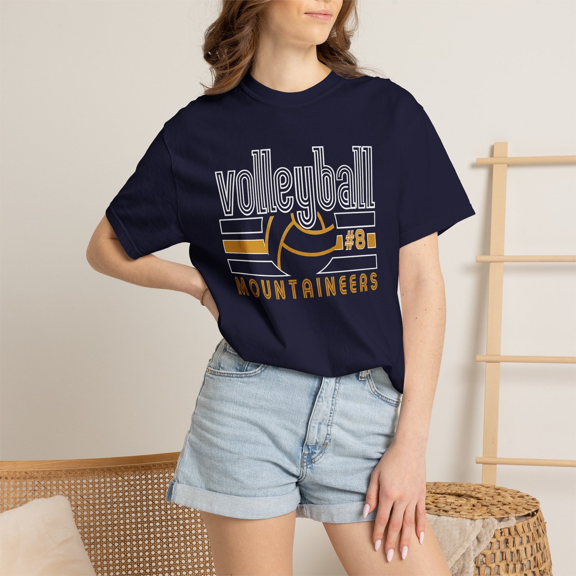 Mountaineers #8 Retro Sports T-Shirt