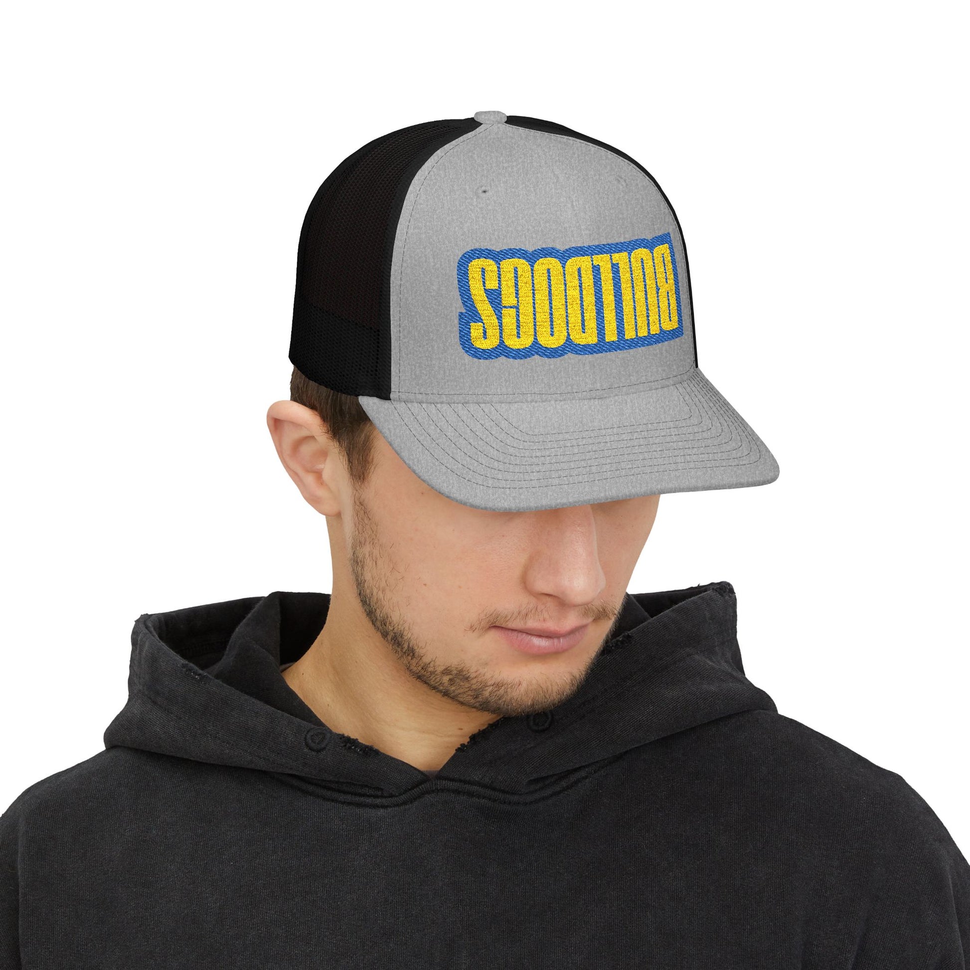 Embroidered Bulldogs Snapback Cap