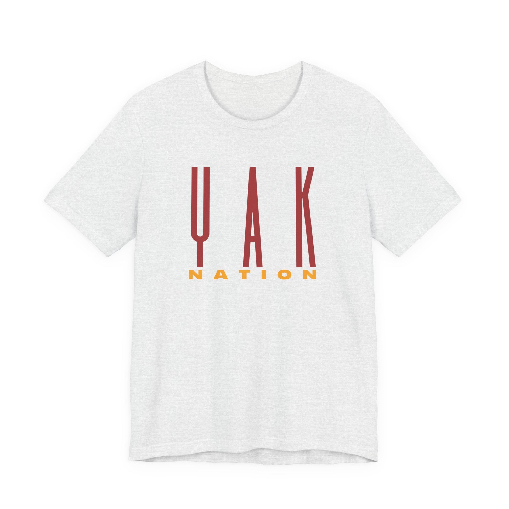 Yak Nation Graphic Tee — Bold Vertical Logo Shirt