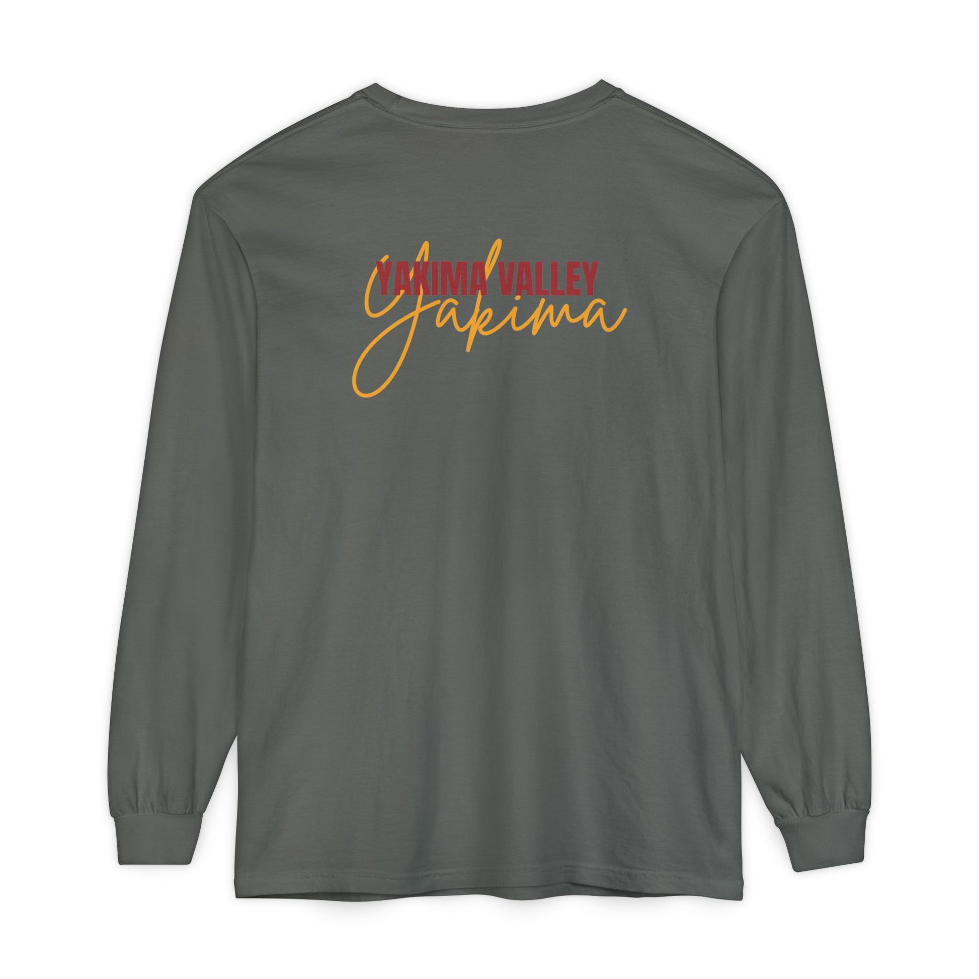 Unisex Volleyball Long Sleeve Tee, Garment-Dyed T-Shirt for Sports Fans, Yakima Valley Apparel, Casual Wear, Great for Gifts