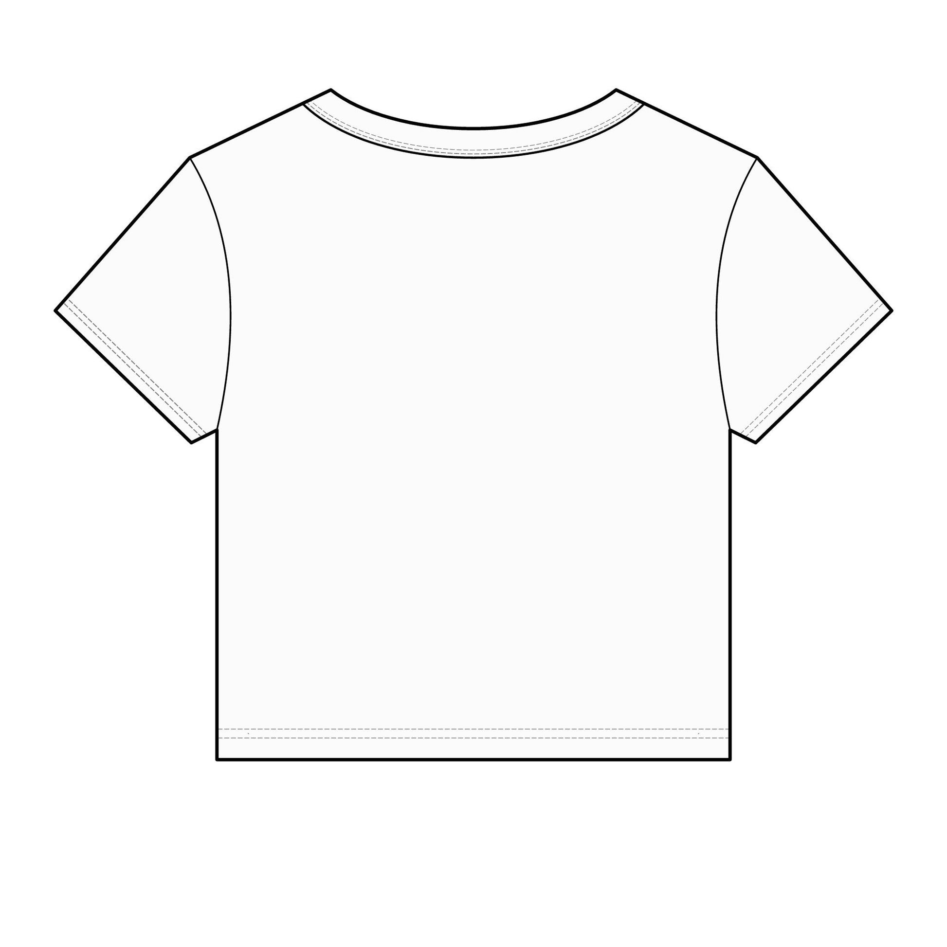 YAK Nation Women's Cropped Baby Tee