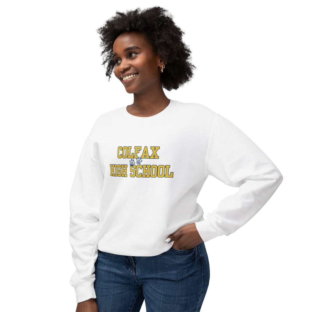 Colfax High School LIGHTWEIGHT Crewneck Limited Edition-Dyed Sweatshirt