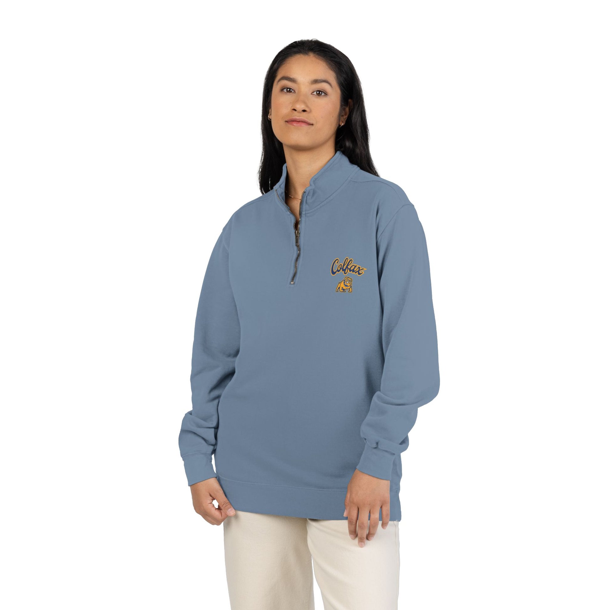 Colfax Bulldogs Embroidered quarter zip