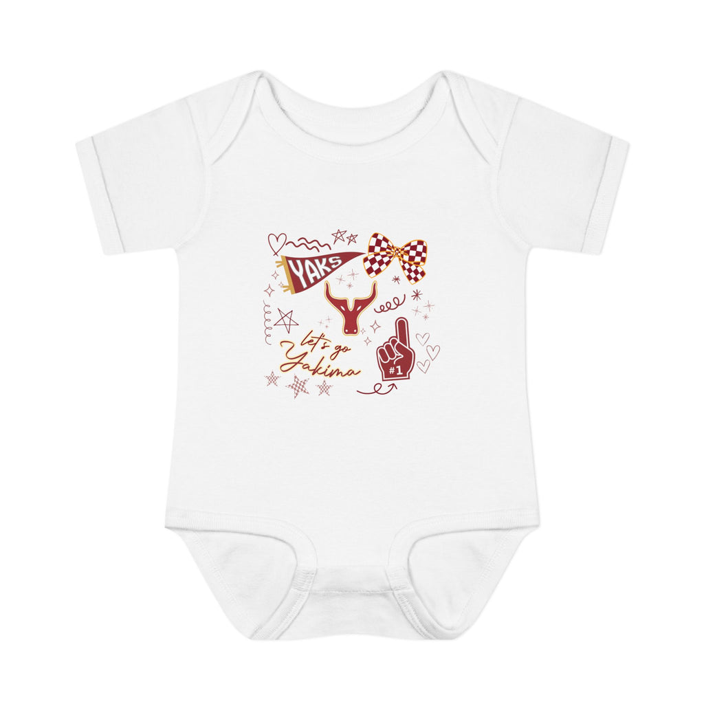 Baby Onesie “Yaks” Game Day