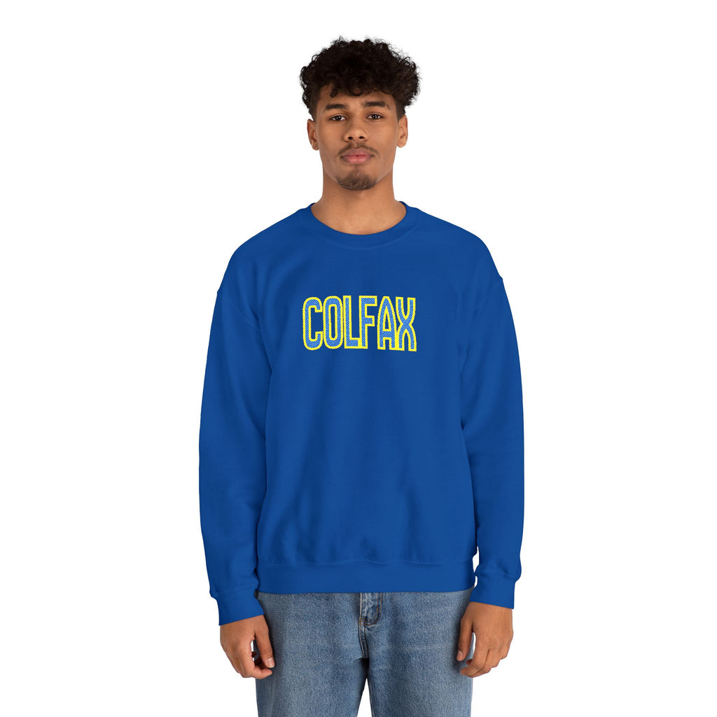 Colfax Retro Varsity Crewneck Sweatshirt