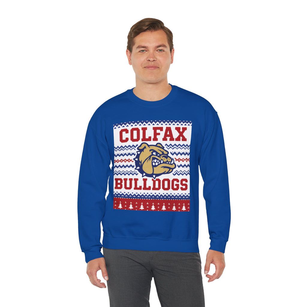 Colfax Bulldogs Holiday Crewneck Sweatshirt