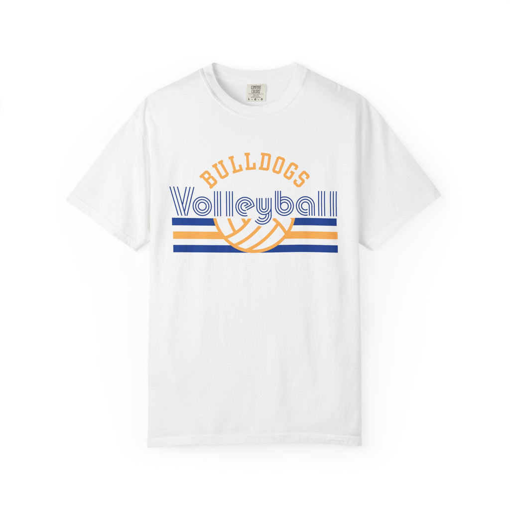 Retro Bulldogs Volleyball Tee