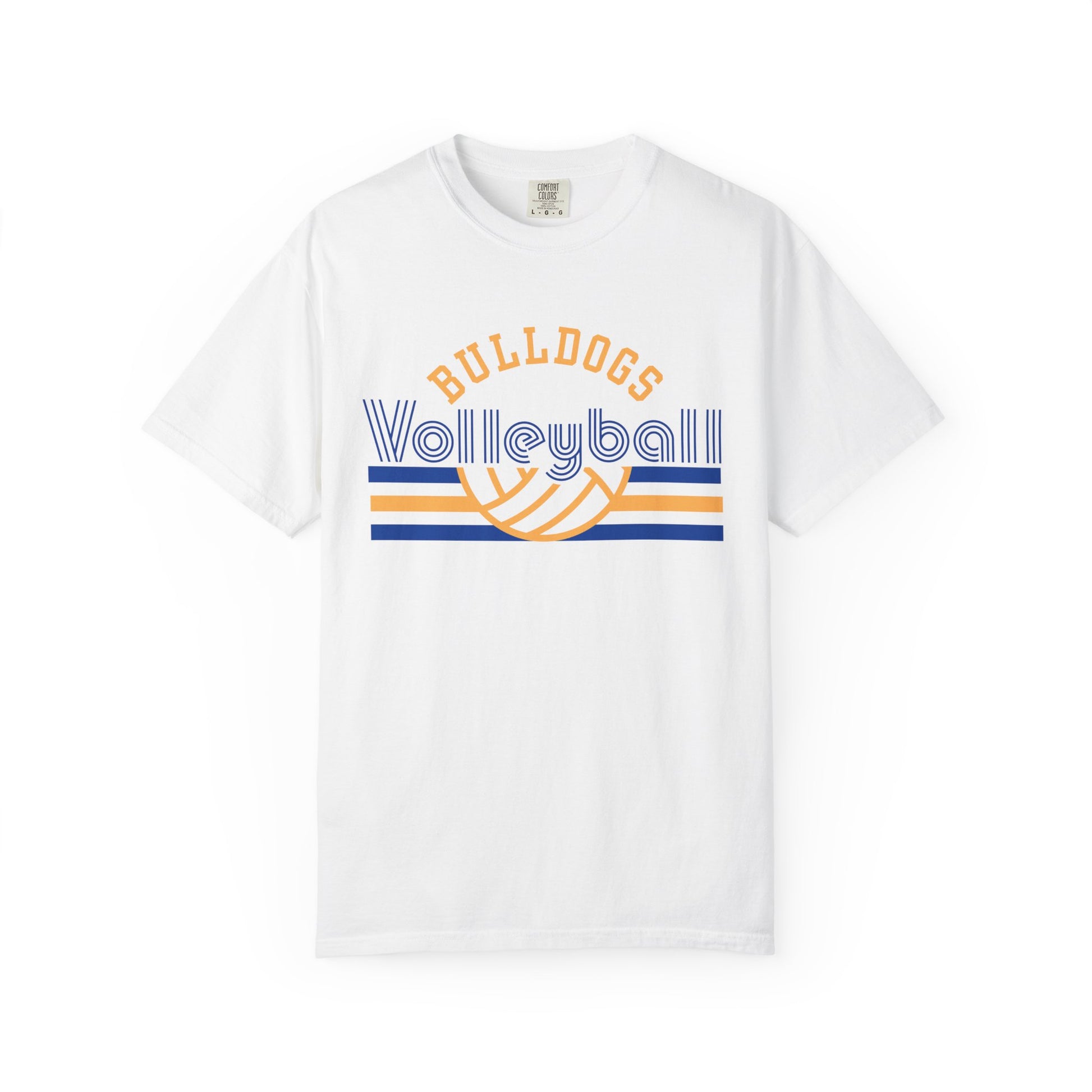 Retro Bulldogs Volleyball Tee
